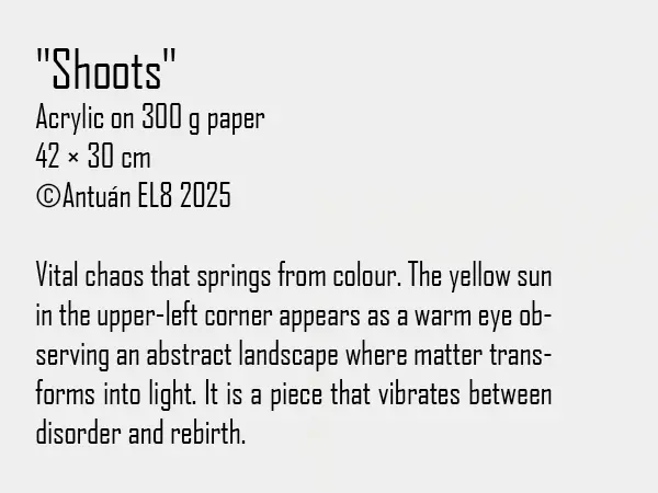 Artwork text and details
