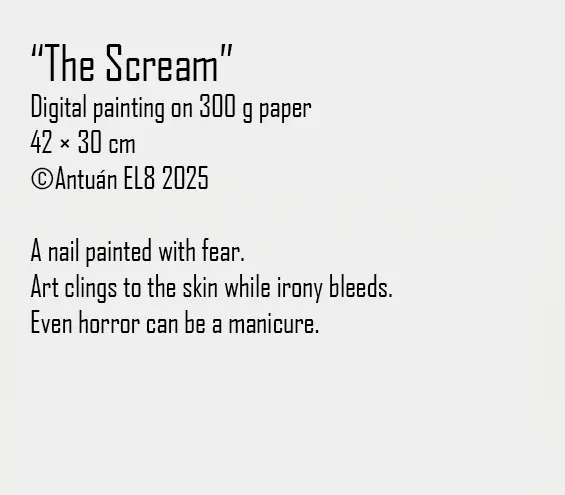 Artwork text and details