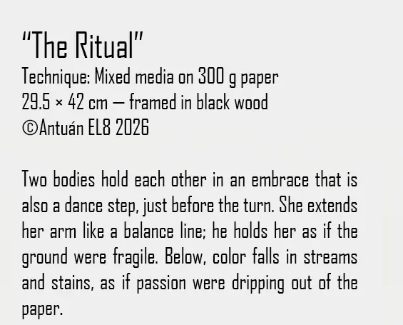 Artwork text and details