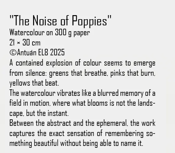 Artwork text and details