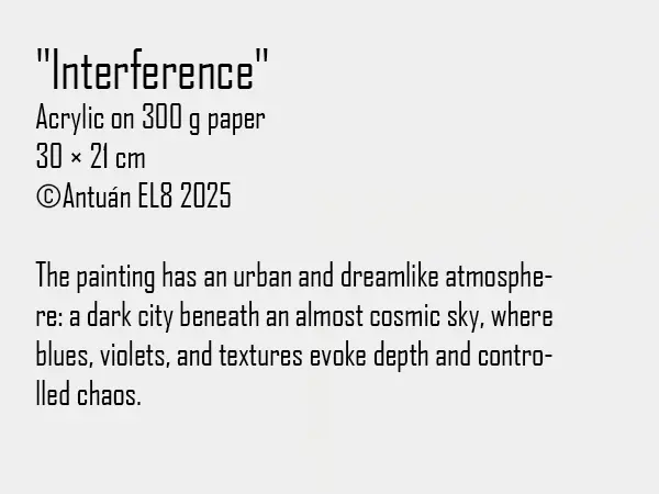 Artwork text and details