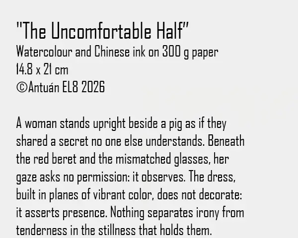 Artwork text and details