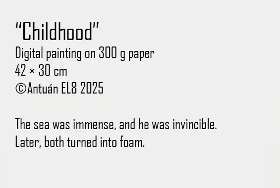 Artwork text and details