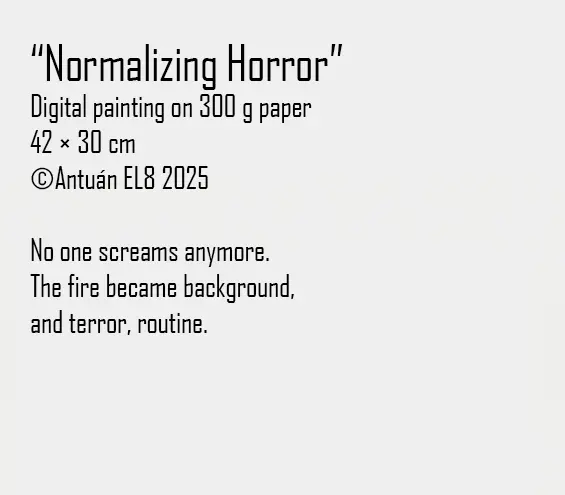 Artwork text and details