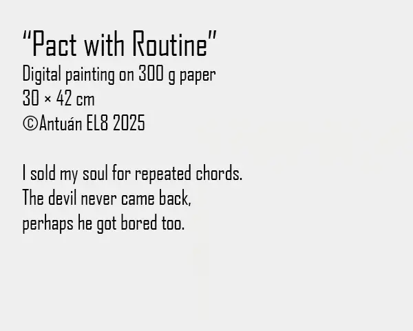 Artwork text and details
