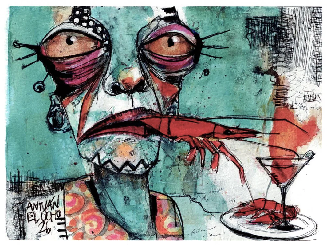 The Shrimp That Looked at Me, The Garden of the Twisted