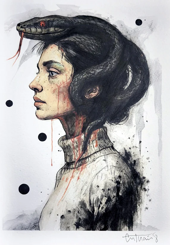 Snake Woman, Kafkaesque and Metamorphs